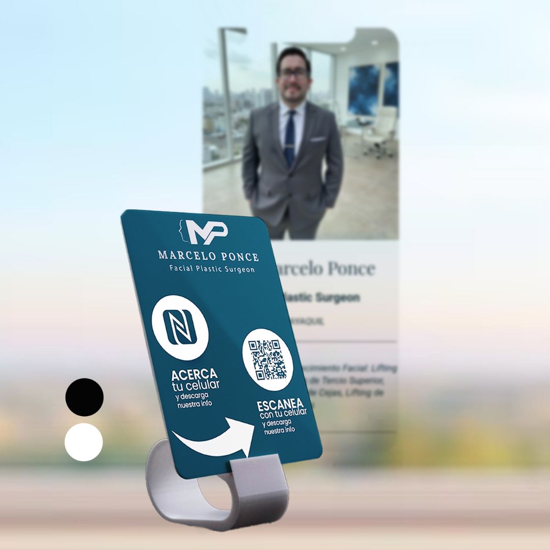 tap card blanco - hablador nfc