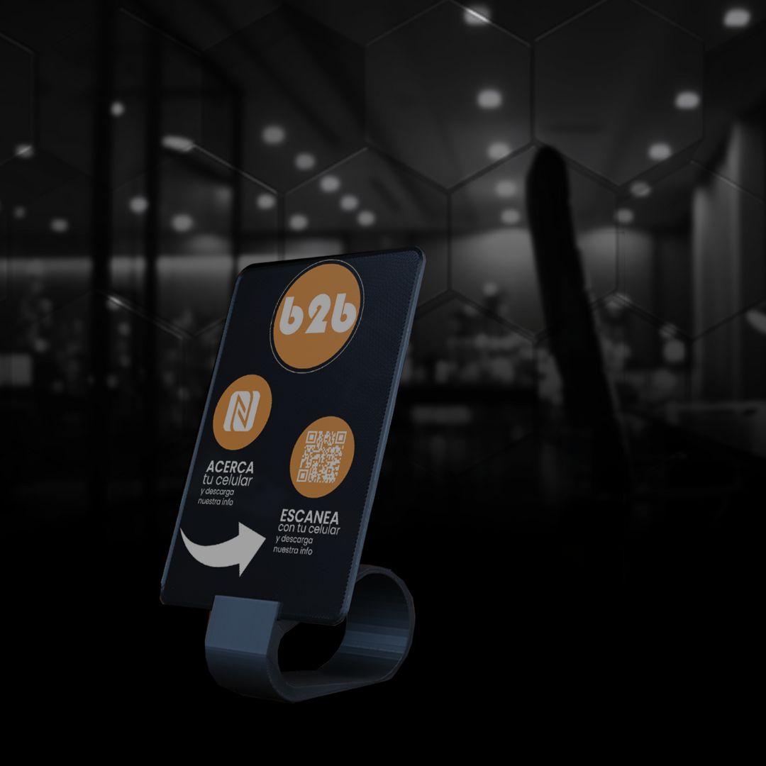 tap card negro - hablador nfc