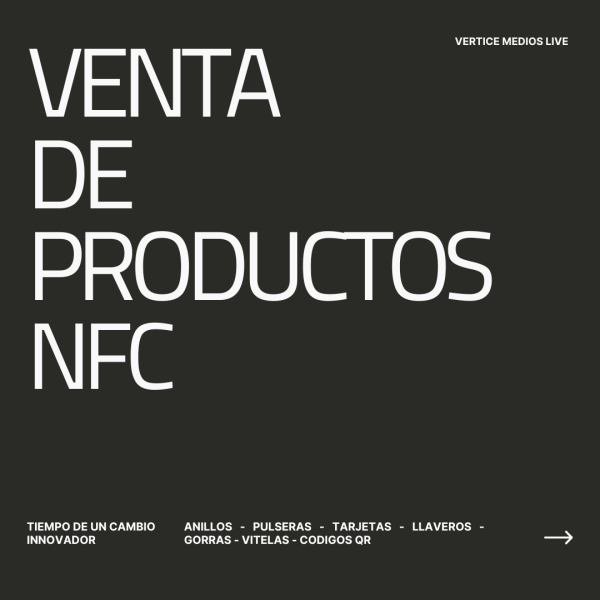 nfc productos - vertice medios live